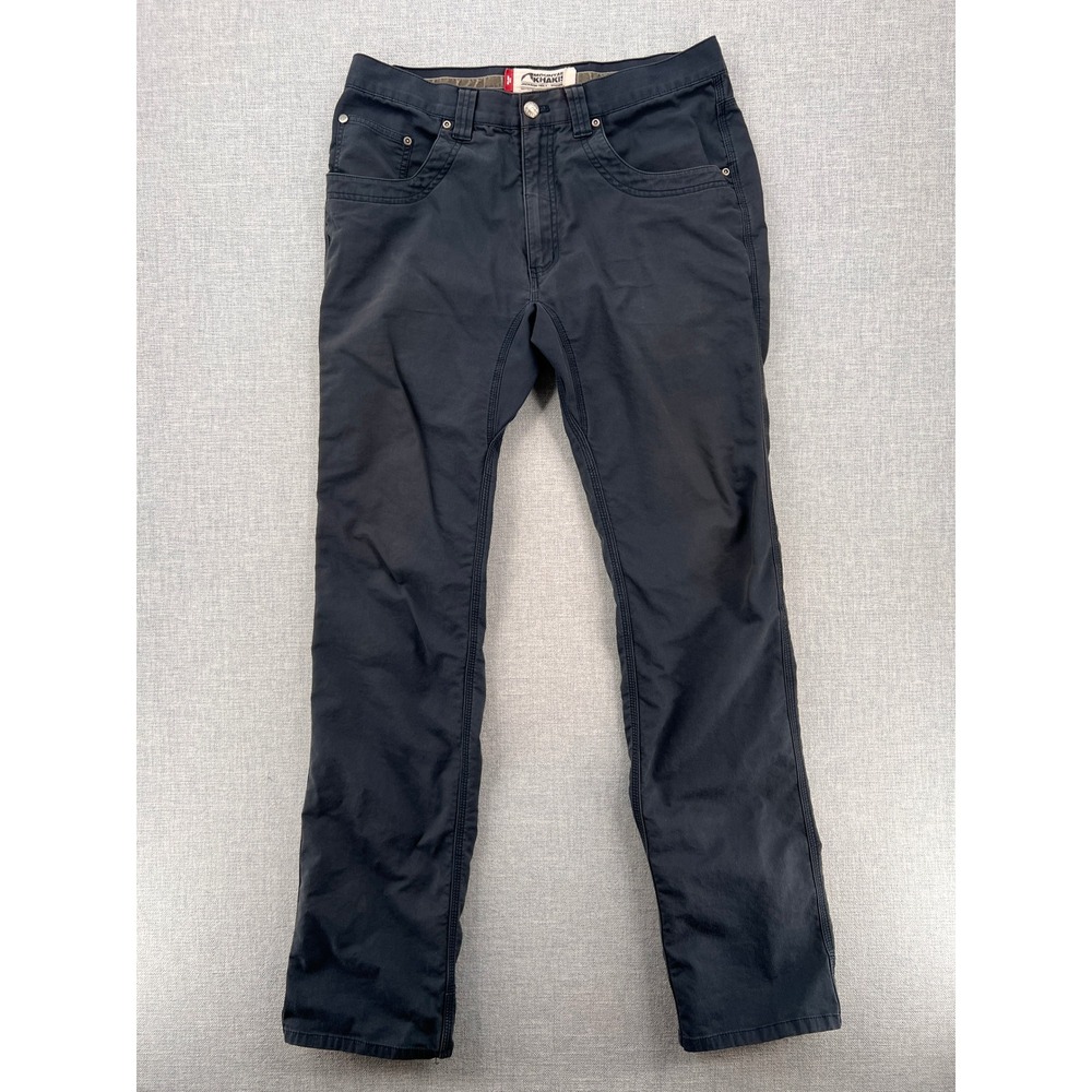 Mountain Khakis Commuter Pant Slim Fit 33x34 (fits 33x33) Navy Stretch Utility